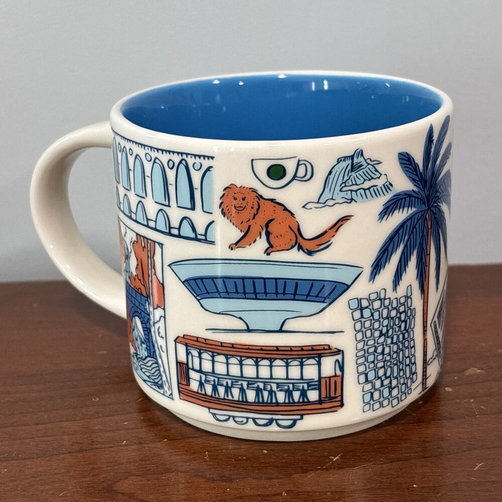 Starbucks Coffee "Been There Series" Rio De Janeiro Brazil Coffee Cup Mug (14oz) - Picture 3 of 7